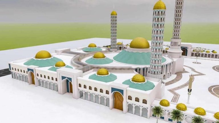 05Photos: Découvrez la belle maquette de la grande mosquée de Tivaoune