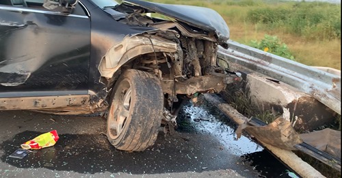 Vidéo – Accident sur l’autoroute ila Touba: un m0rt, un blessé grave, le chauffeur s’est endormi au volant