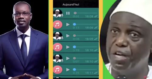 Mansour Faye partage les audios d’Ousmane Sonko ( version Sa)