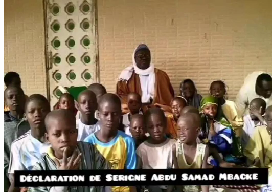 Suivez la déclaration de Serigne Abdou Samad Mbacke Sonhibou sur les Daaras Coraniques (Vidéo)