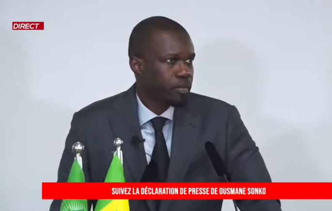 Direct Live Suivez La Déclaration De Ousmane Sonko Face à La Presse