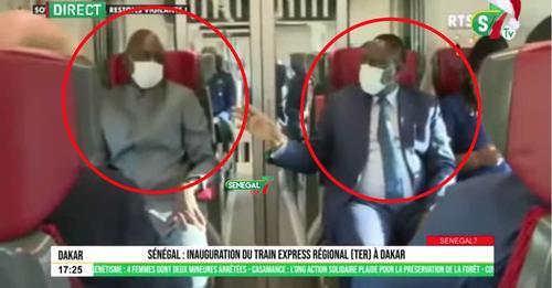 Vidéo-le President Macky ‘défie’ Sonko et monte à bord du TER pour Diamniadio !