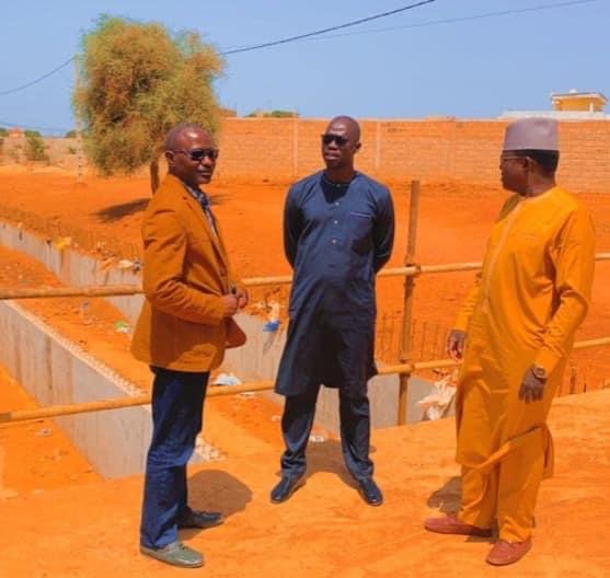 VISITE DG ONAS et DIRECTEUR ASSAINISSEMENT à Diass: Mamadou Ndione annonce une très bonne nouvelle (Photos)