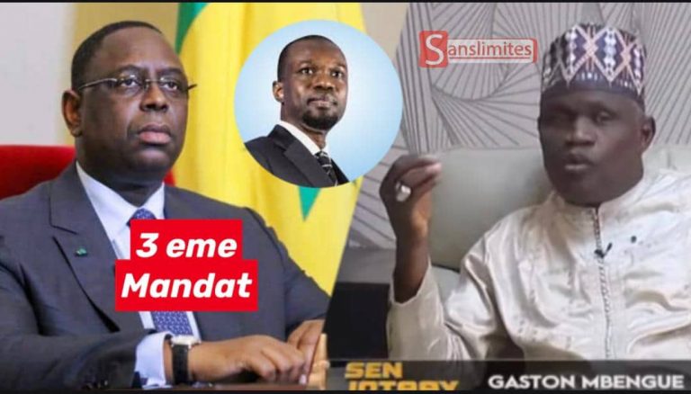 Vidéo-Les propos de Gaston Mbengue sur le 3e Mandat de Macky fait polémique « Sukou ladié dina… »￼