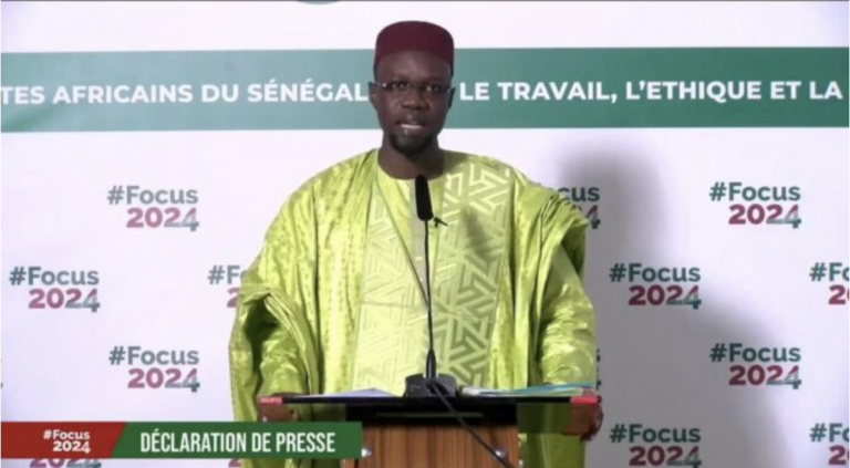 Ousmane Sonko est catégorique : « La France doit lever son coude de notre cou »￼