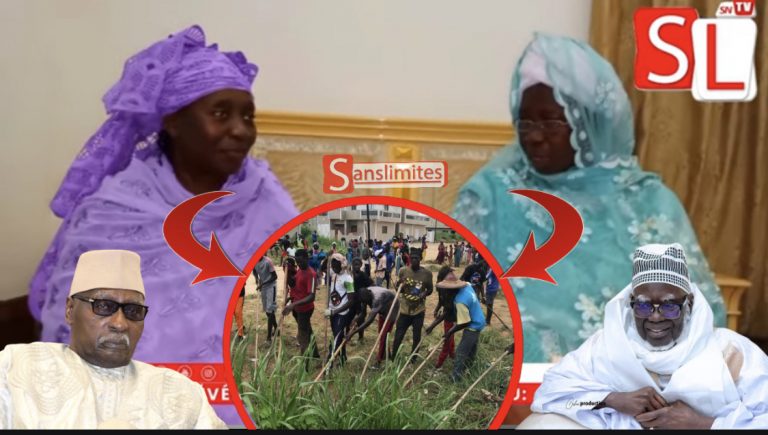 Vidéo-Exclusive-Tivaouane: La Soeur de Serigne Mountakha chez Serigne Mbaye Mansour pour le netoyage des lieux
