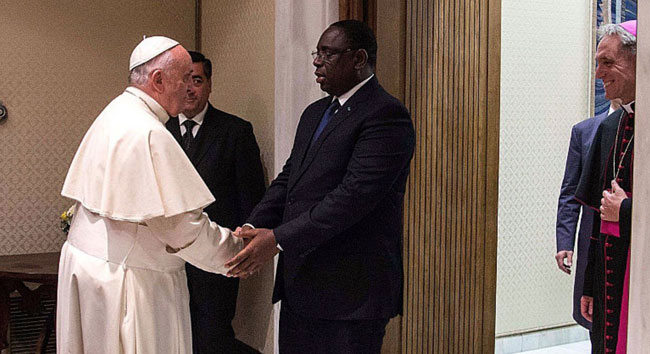 Macky Sall au Pape François