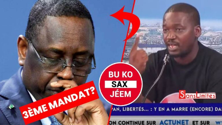 Vidéo-Aliou Sané « YEN A MAR » lance un Ultimatum pour les défenseurs du 3ème mandat « kepp kinga xamné…. »