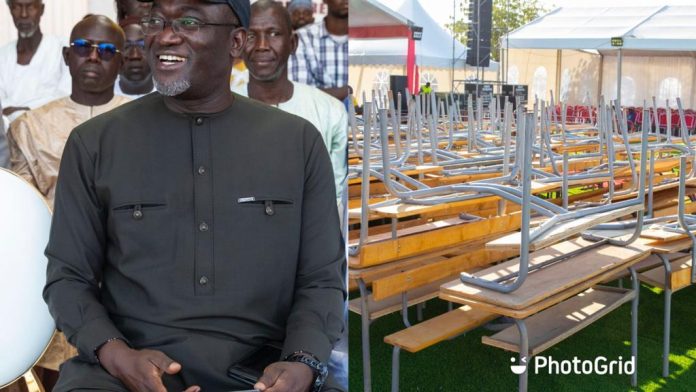 Papa Mademba Bitèye distribue 1 000 tables-bancs et 2500kits scolaires aux écoles de Kaolack