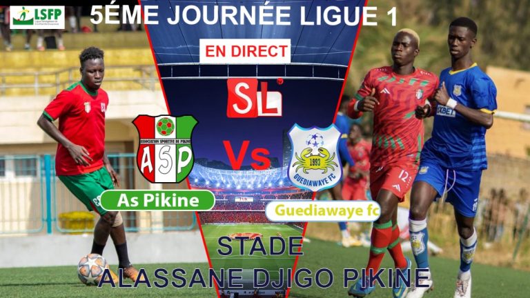 Video: Suivez en direct le match As Pikine VS GFC