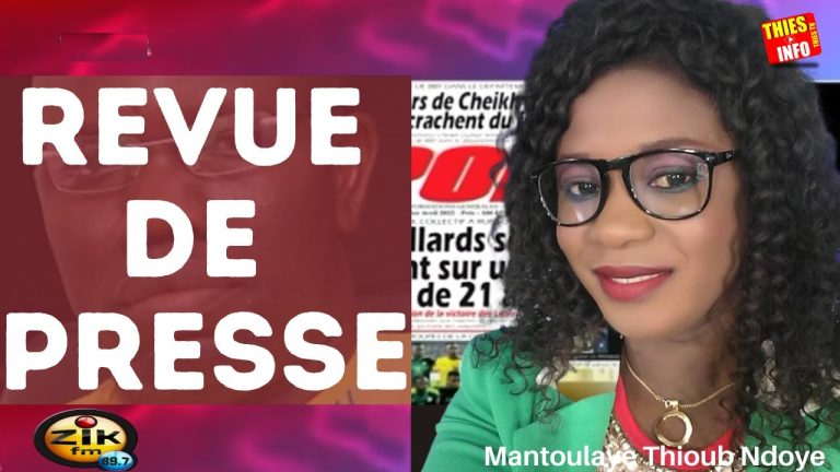 Revue de Presse (Wolof) de Zik Fm du Mardi 01 Novembre 2022 avec Mantoulaye Thioub Ndoye