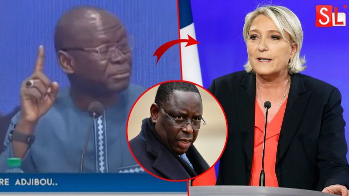 Serigne Saliou Gueye "brule" Marine Le Pen