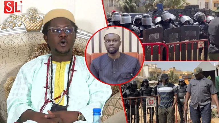 Maison Sonko barricadée Cheikh Barra « Macky niar yi moko téré nélaw: diap Sonko ak 3éme mandat » (VIDEO)