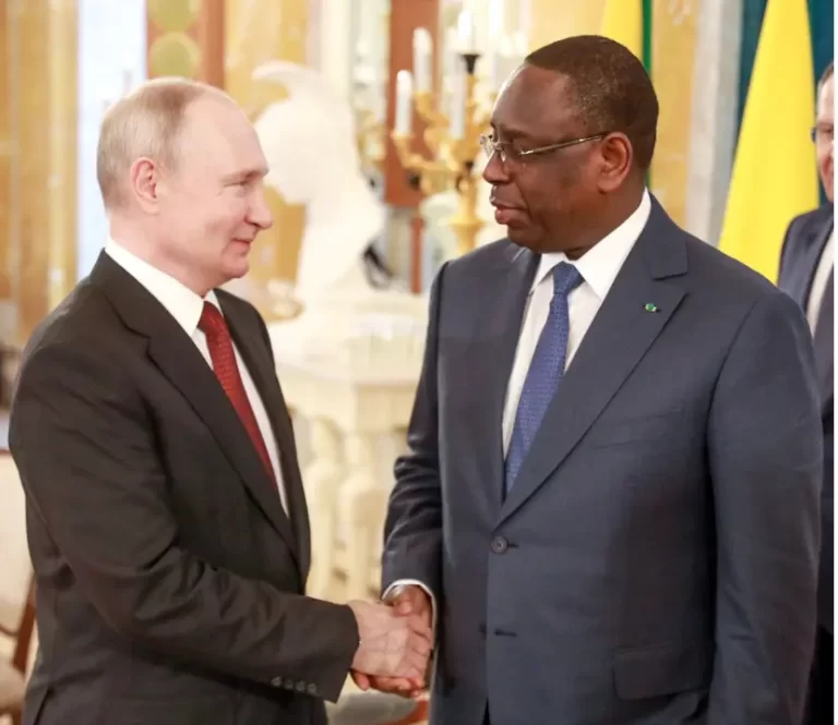 Macky Sall : « Je remercie le Président Vladimir Poutine pour son accueil et sa disponibilité au dialogue »