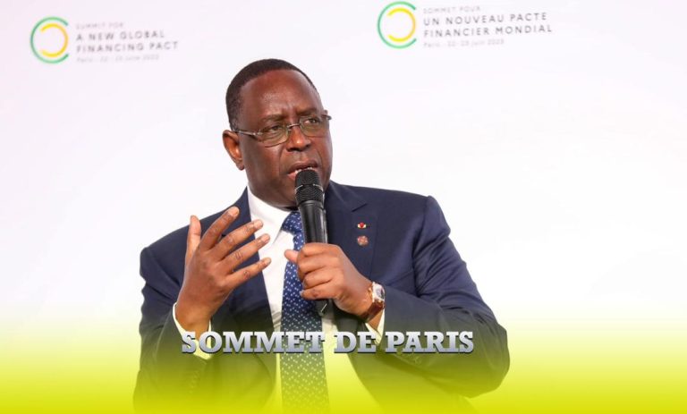 Macky Sall à l’ouverture du Sommet de Paris : Le président fait le plaidoyer pour un financement urgent dans le domaine des infrastructures