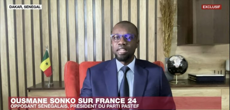 Vidéo – Sonko sur France 24 “Macky Sall a abdiqué face à la pression populaire”