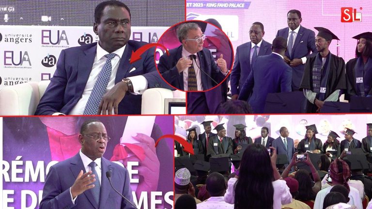 Vidéo – «Xaliss ken duko liggey dagn koy lidianti» : Le président Macky Sall invite les diplômés de l’UEA à se méfier du slogan