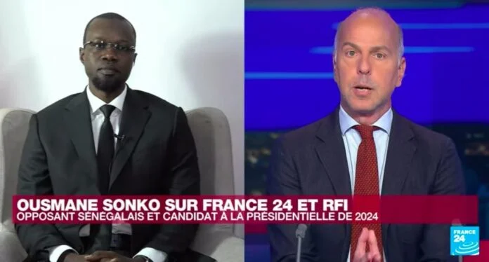 Ousmane Sonko, sur France 24