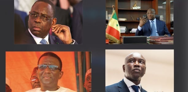 Macky Sall , Aly Ngouille ,Makhtar Cissé