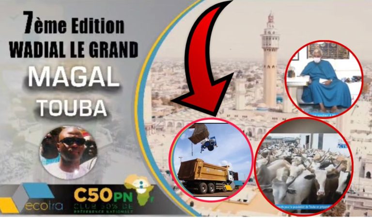 Abdoulaye Sylla ECOTRA au coeur de la 7e Éditions Wadial Magal avec la bénédiction du khalife (Vidéo)