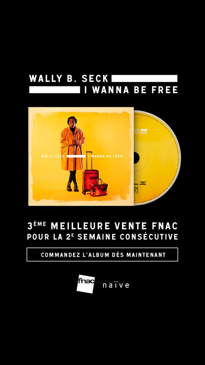 Disque d’or: Bonne nouvelle pour Wally Seck, «I Wanna be free» occupe 3e meilleure vente sur FNAC