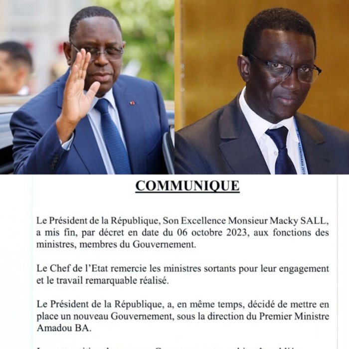Macky Sall reconduit Amadou Ba