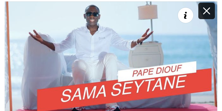 (Clip officiel)- «Sama Seytané»; Pape Diouf, dévoile son tube de fin d’année
