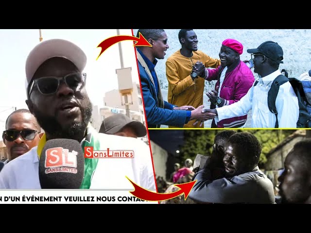Vidéo – Libération m@ss!v€ des d€tnus : Prémière sortie de El Malick Ndiaye “ Xaleyi liniouy xar