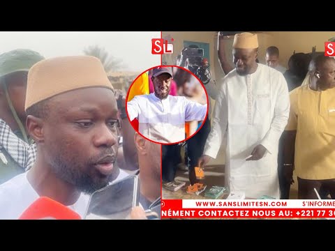 Vidéo – Réaction Sonko après son vote appelle au calme et prédit la victoire Diomaye au 1er tour « Tay Ding