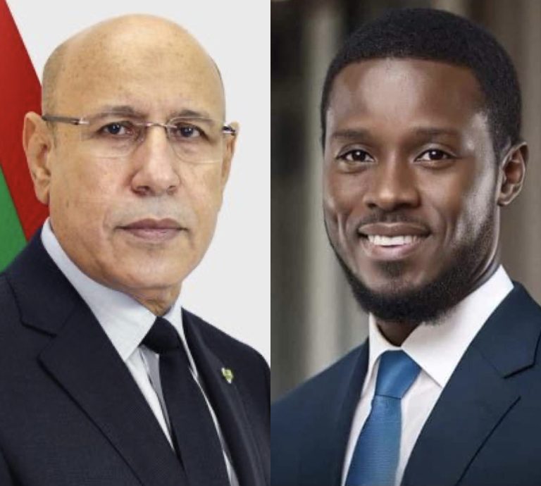 El Ghazouani félicite le président Bassirou Diomaye Faye