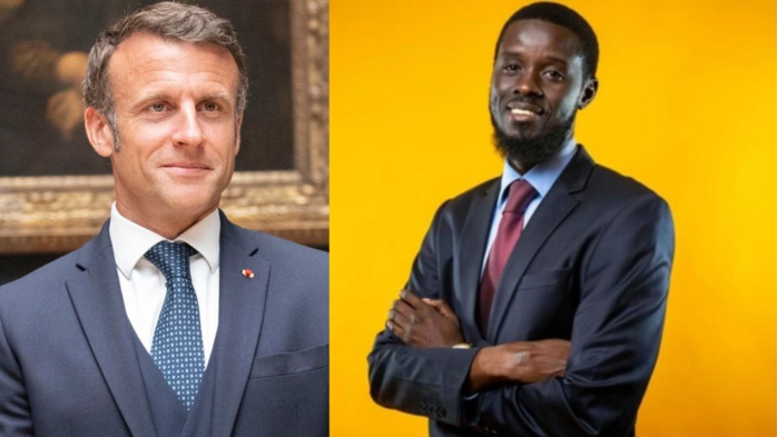 Le président Français Emmanuel Macron félicite Bassirou Diomaye Faye